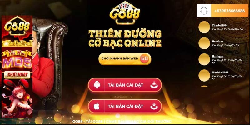 Vì sao các game thủ lựa chọn GO88?